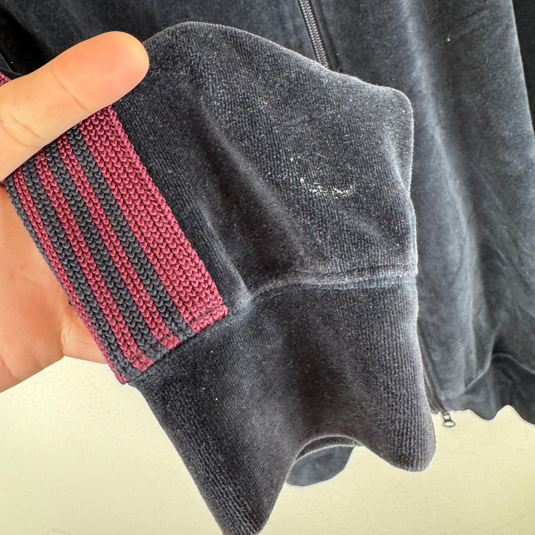 Needles Velour Navy/Red Track Jacket