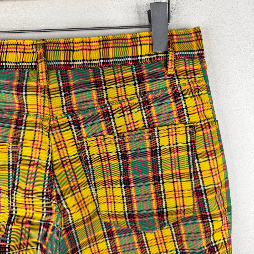 Junya Watanabe Yellow Plaid Trousers