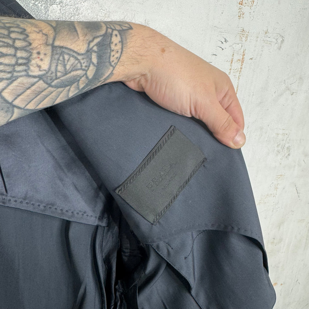 Prada Dark Grey Nylon Blazer