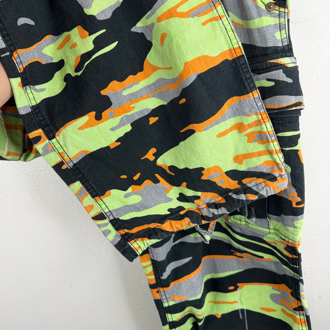 ERL Neon Tiger Camo Cargo Pants