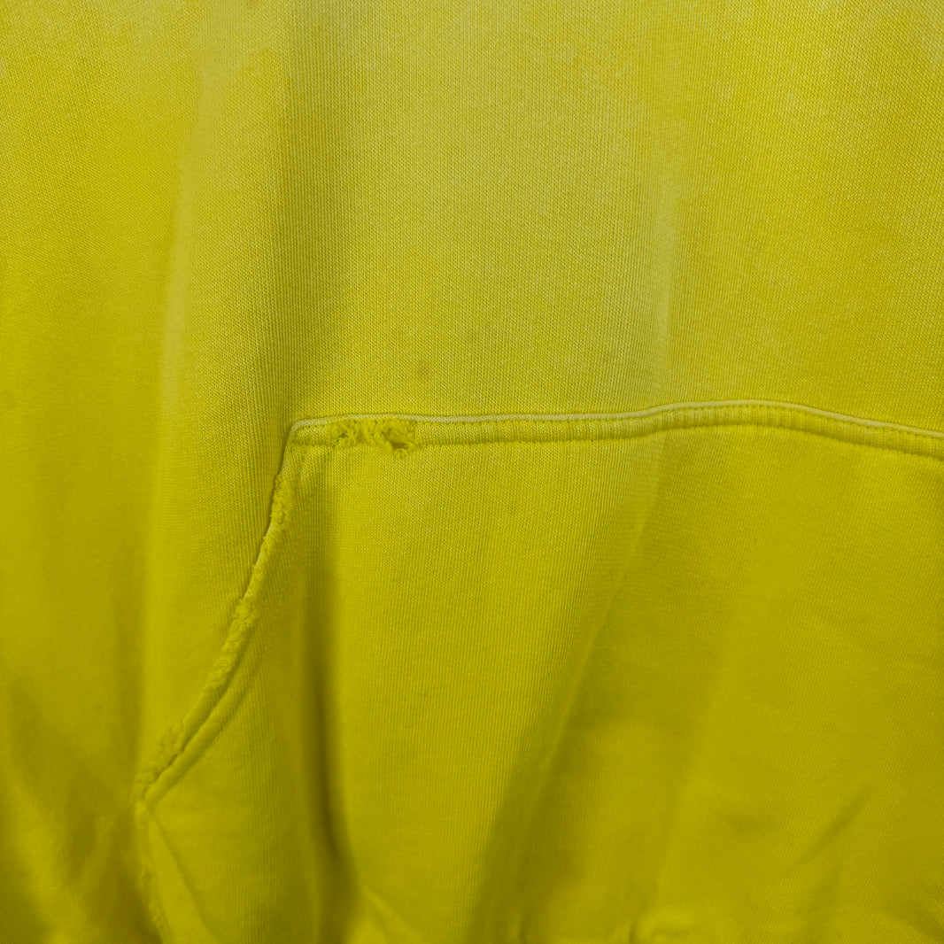 Balenciaga Sample Yellow Distressed Hoodie