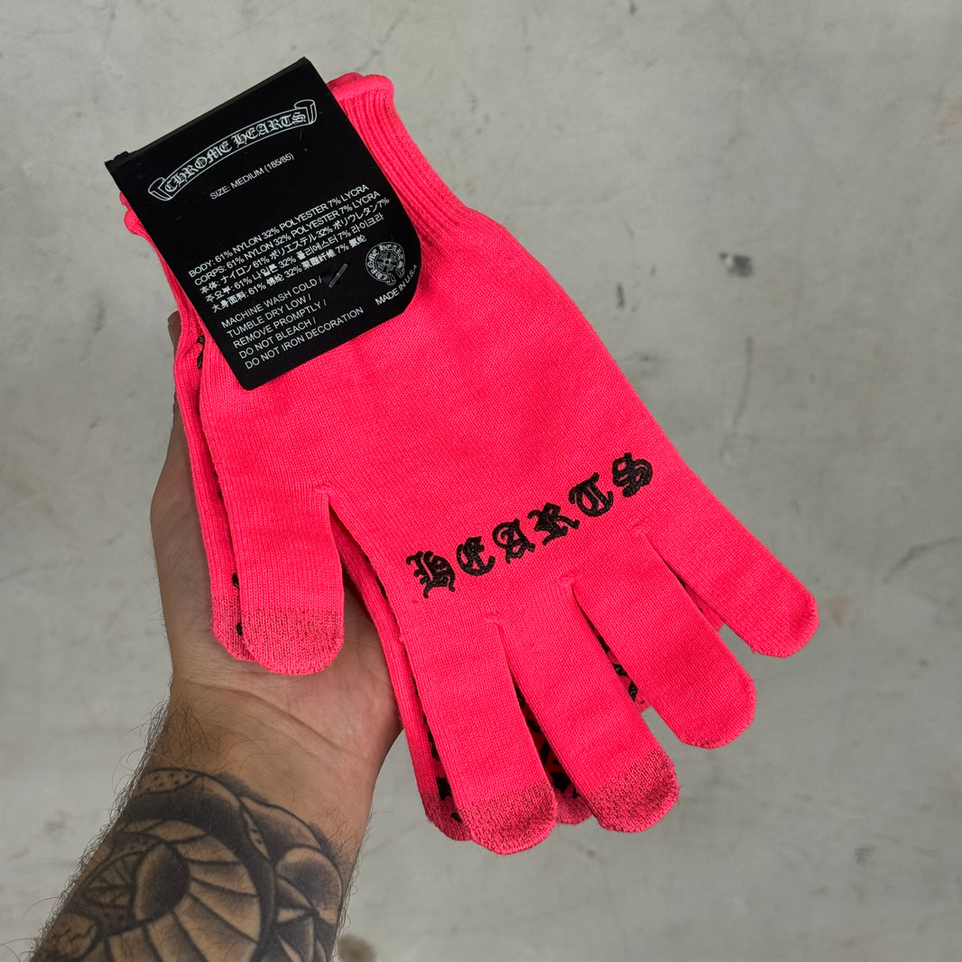 Chrome Hearts Pink Work Gloves