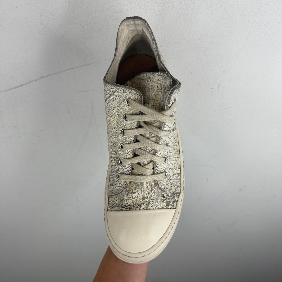 DRKSHDW Cracked Leather Ramone Low Sneakers