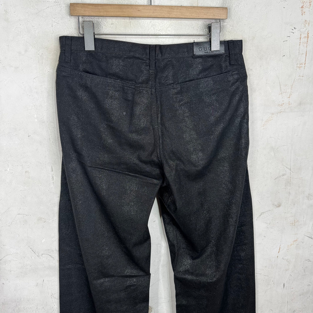 Gucci Snakeskin Printed Pants