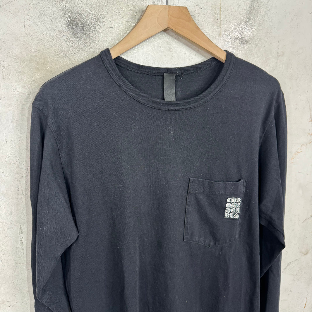 Chrome Hearts Eyechart Cut n Sew  L/S T-Shirt