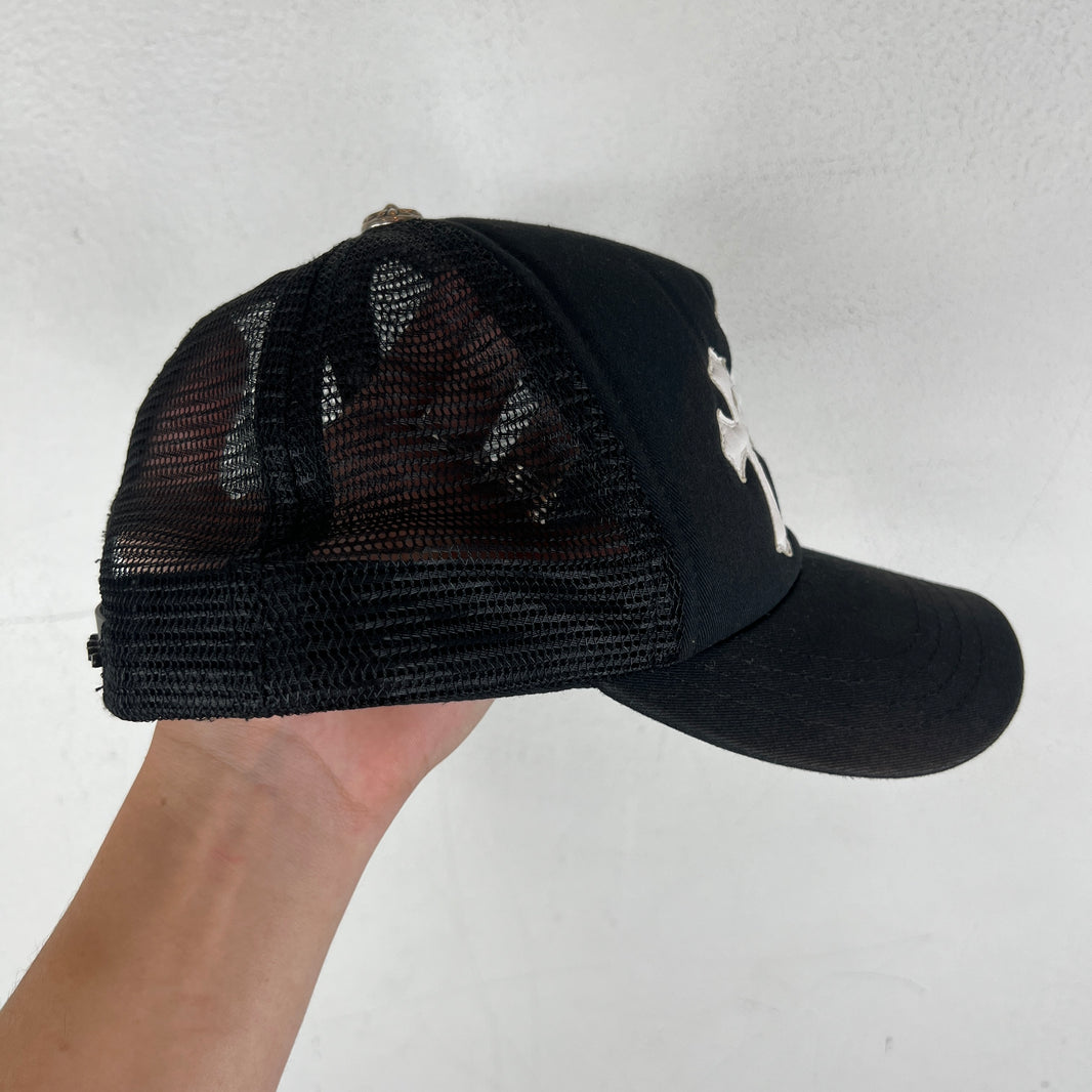 Chrome Hearts Black Cemetery Hat