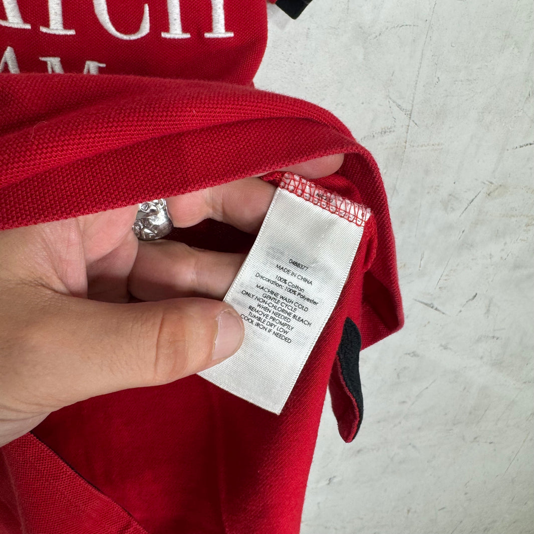 Ralph Lauren Red Blackwatch Crested Big Pony Polo
