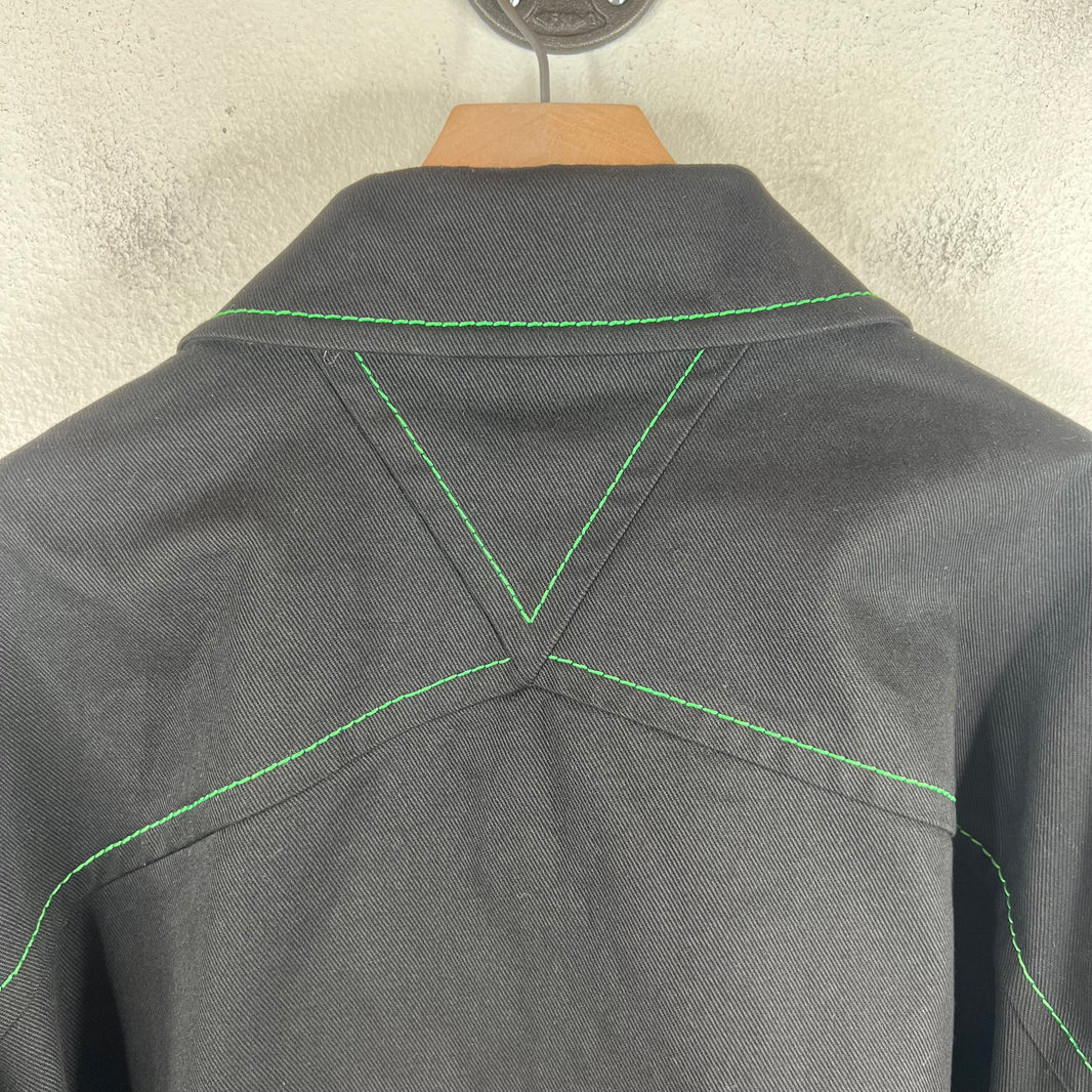 Bottega Veneta Black Contrast Stitch Jacket