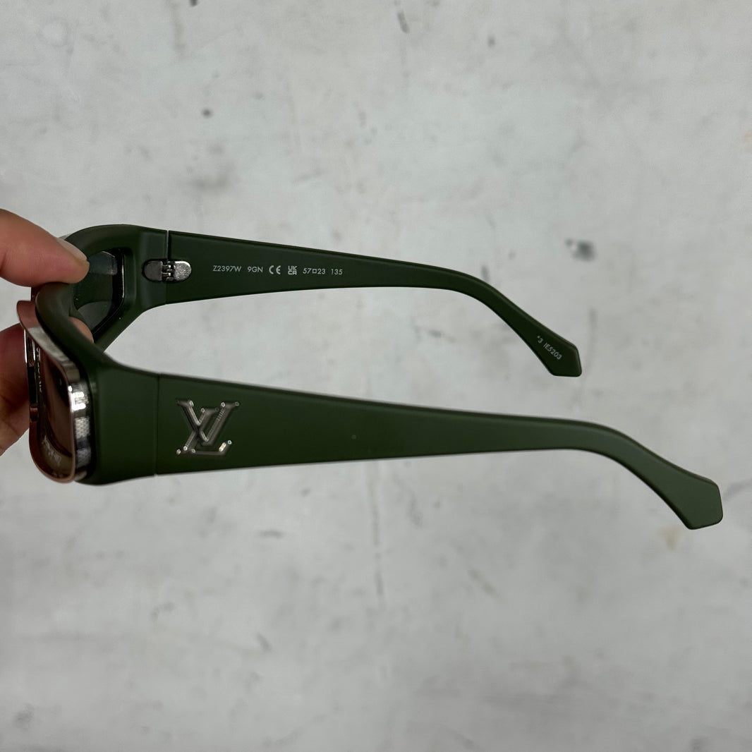 Louis Vuitton Green Super Vision Low Sunglasses