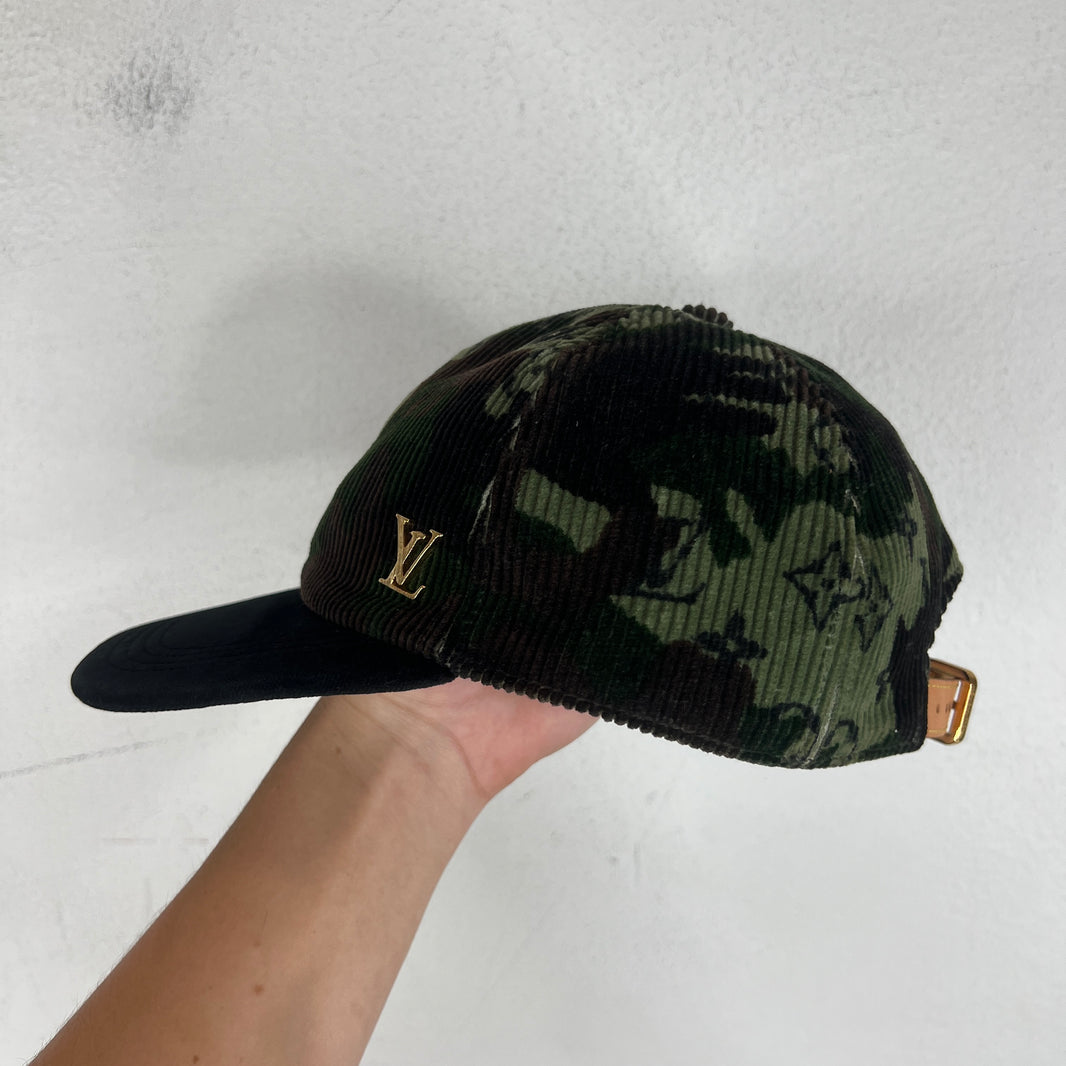 Louis Vuitton Corduroy Camo Hat