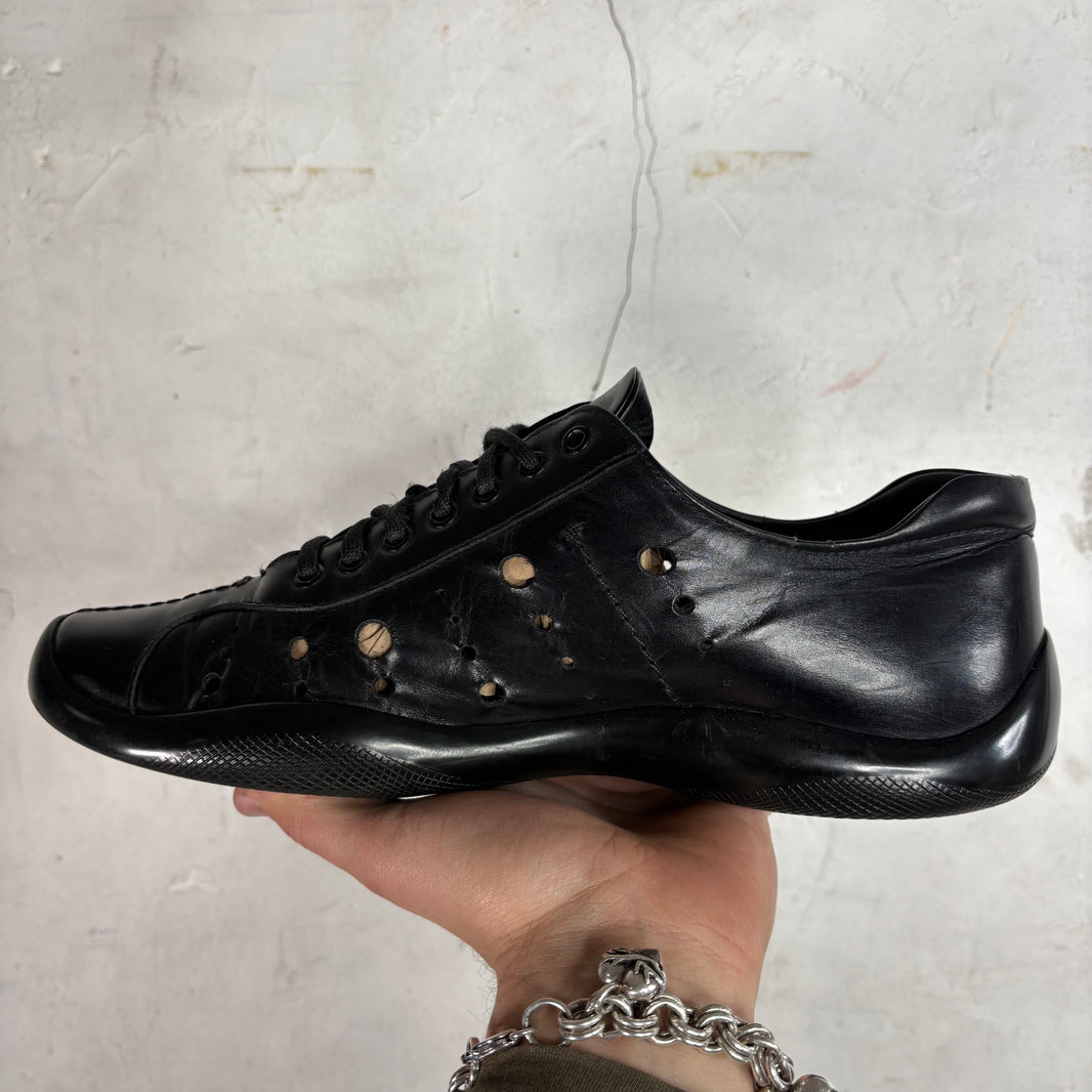 Prada Punch-Hole Trainers