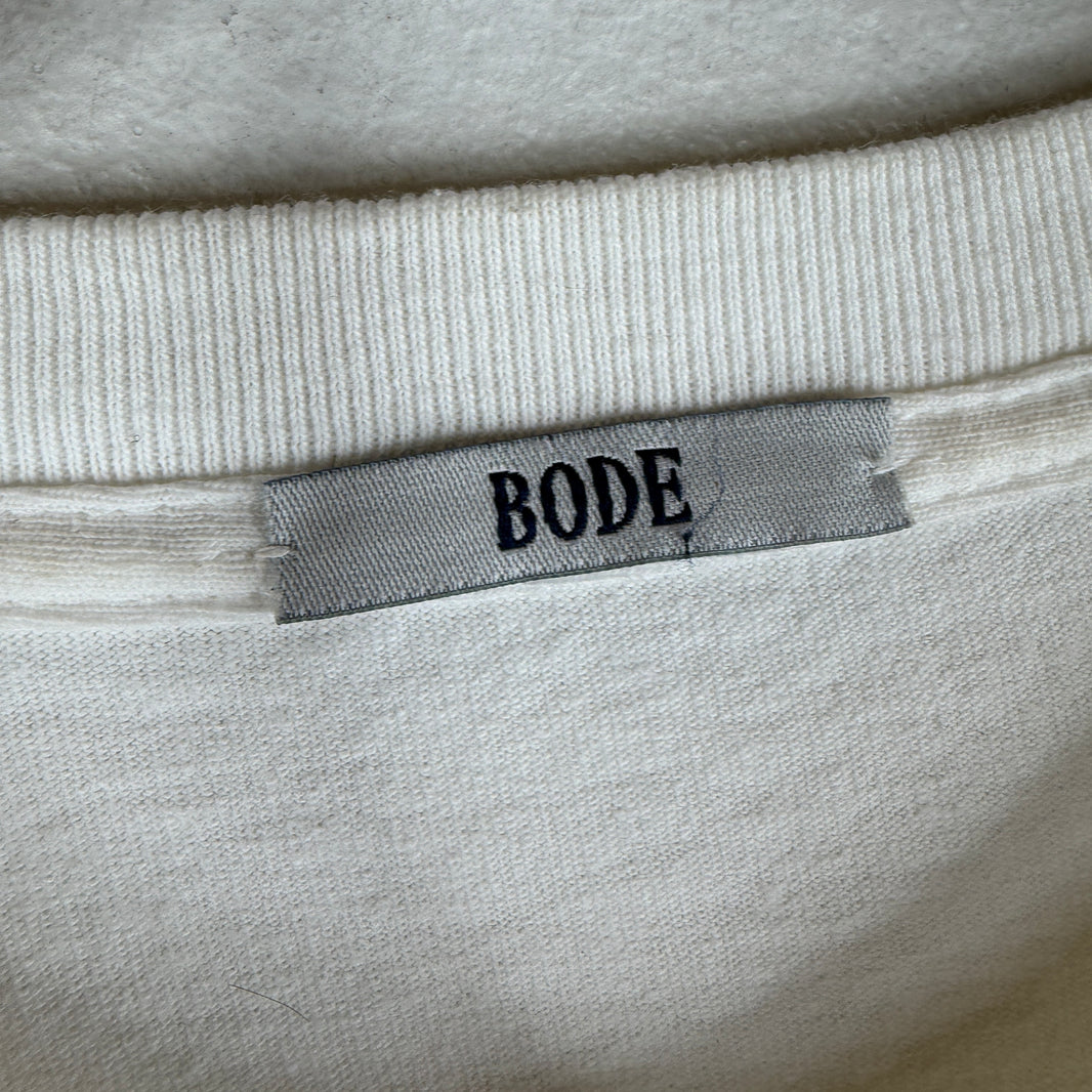 Bode Tailor Shop Sequin Logo T-Shirt