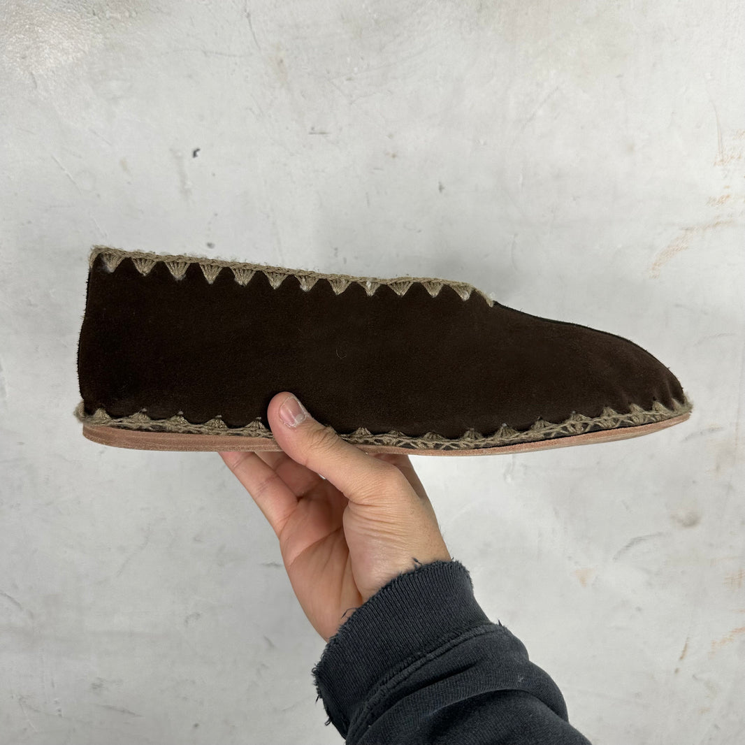 Bode Greco Shearling Slippers