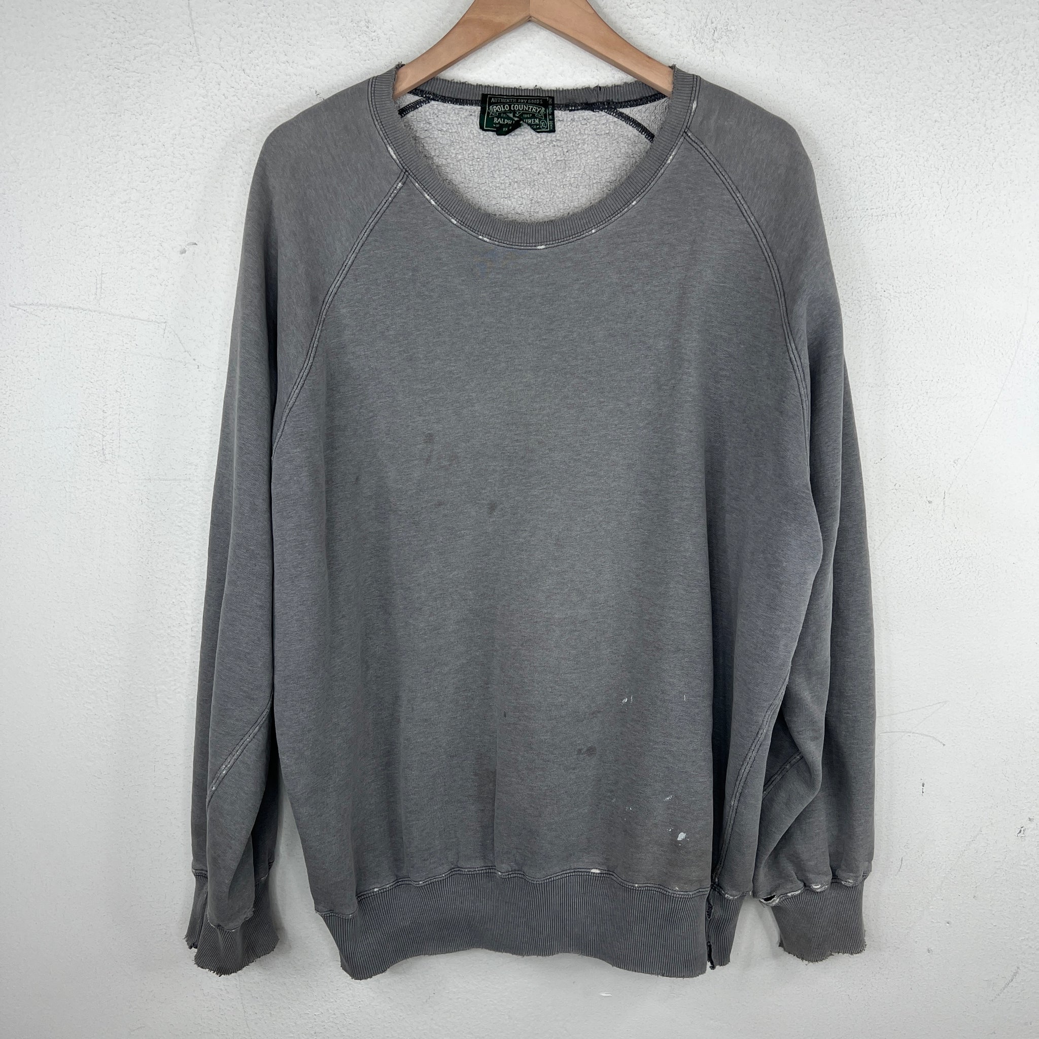 Vintage Polo Ralph Lauren Grey Crewneck