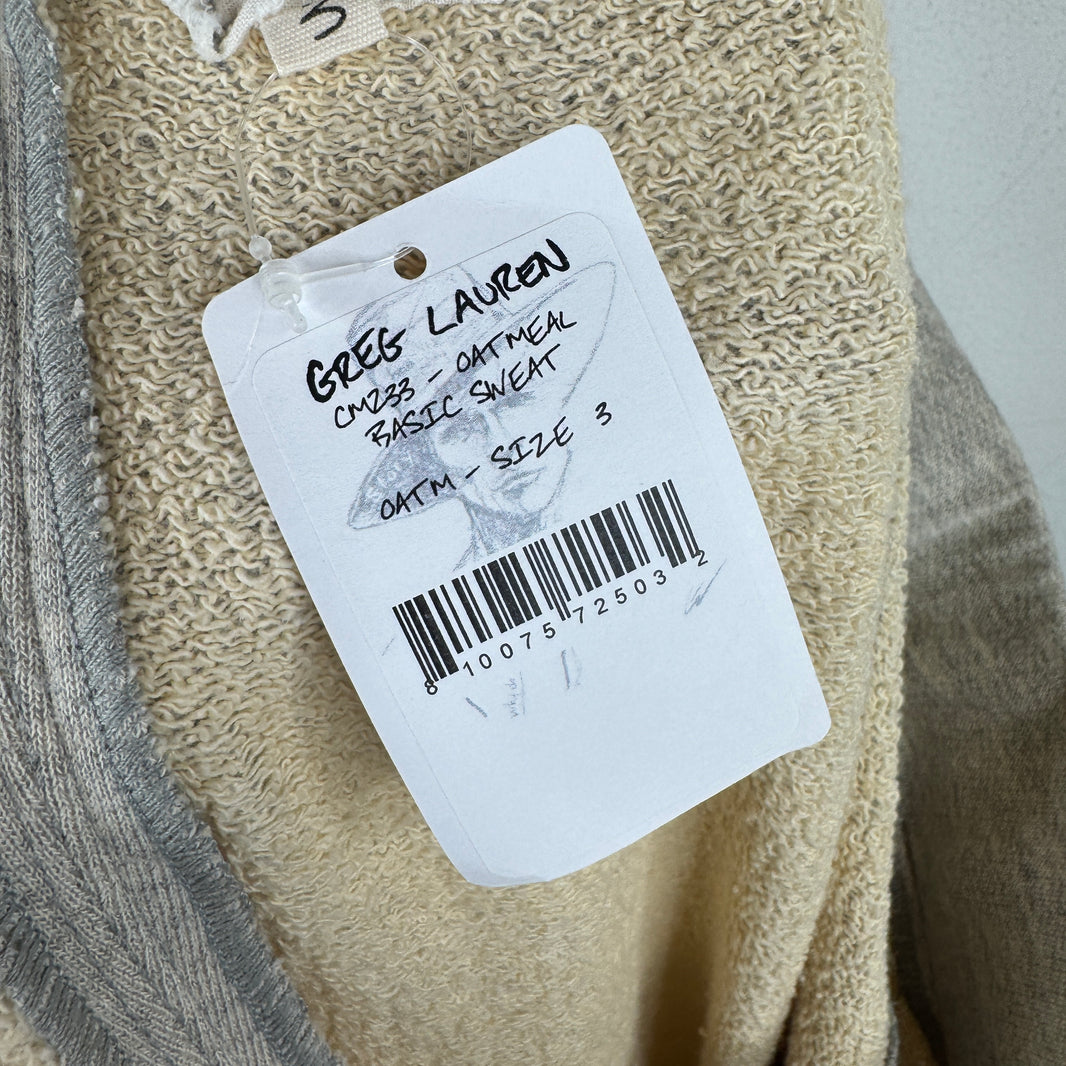 Greg Lauren Gray Loungewear Jogger Sweatpants