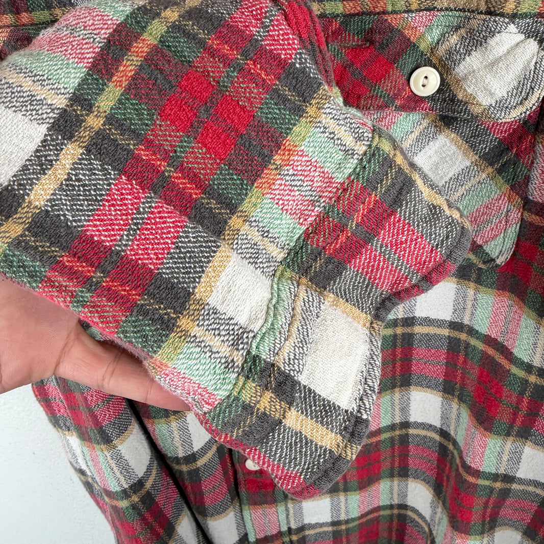 RRL Red/White Heavy Flannel