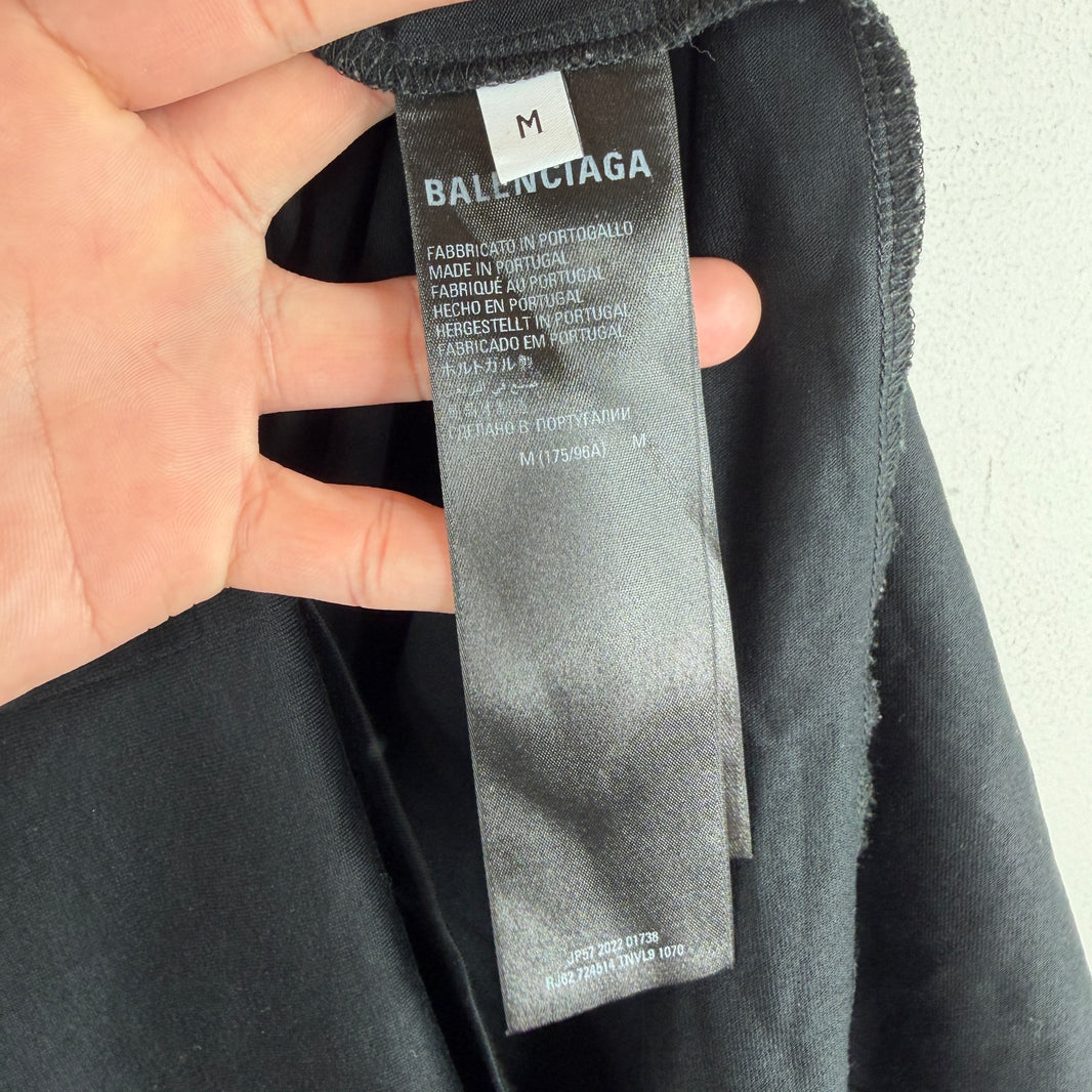 Balenciaga Wash Instruction T-Shirt