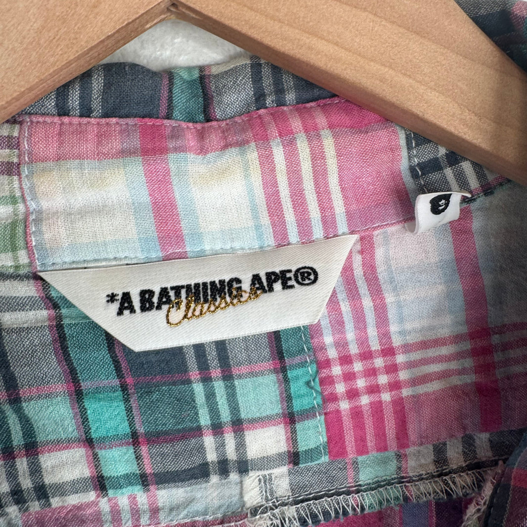 Bape Patchwork Button Up L/S Shirt