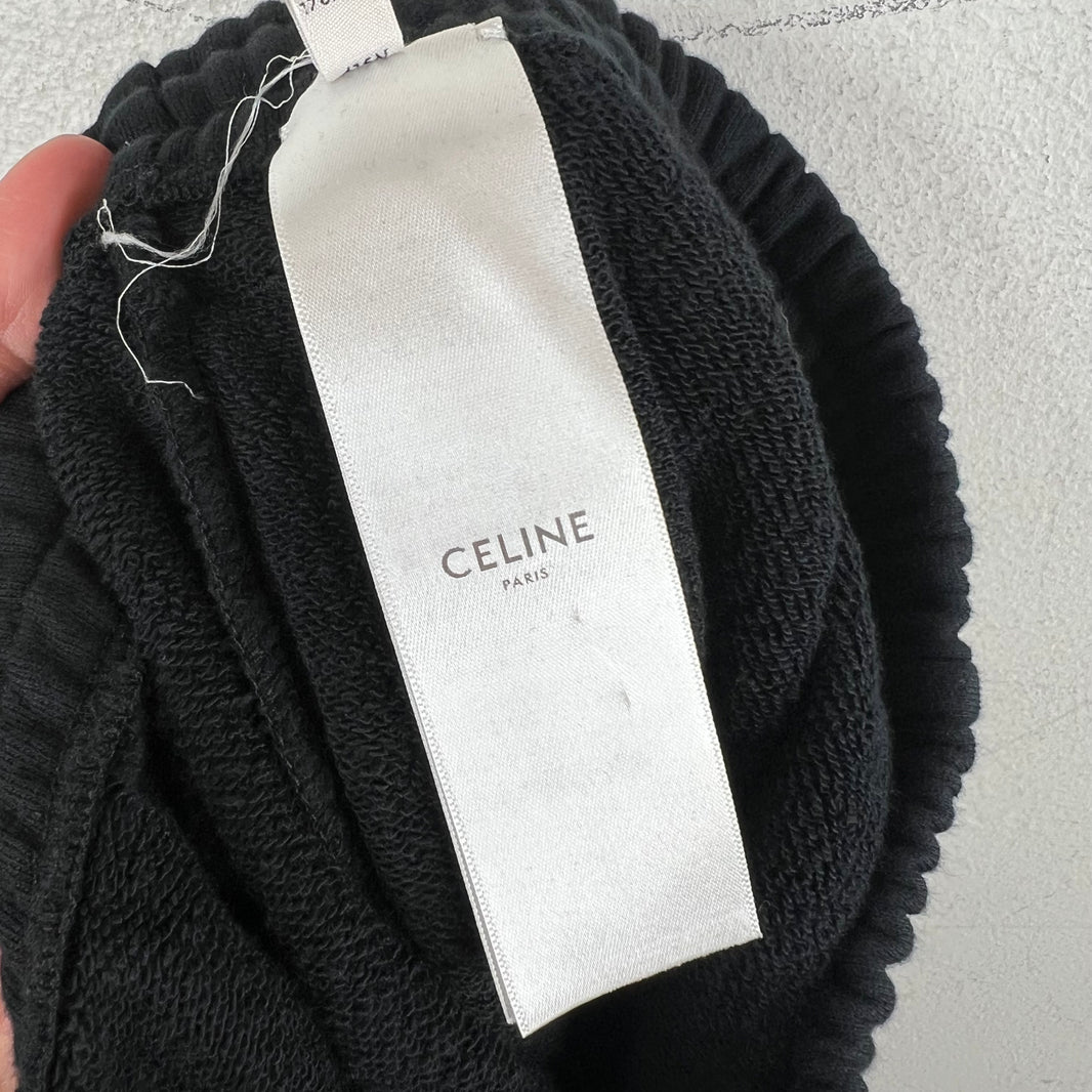 Celine Black Logo Sweatpants