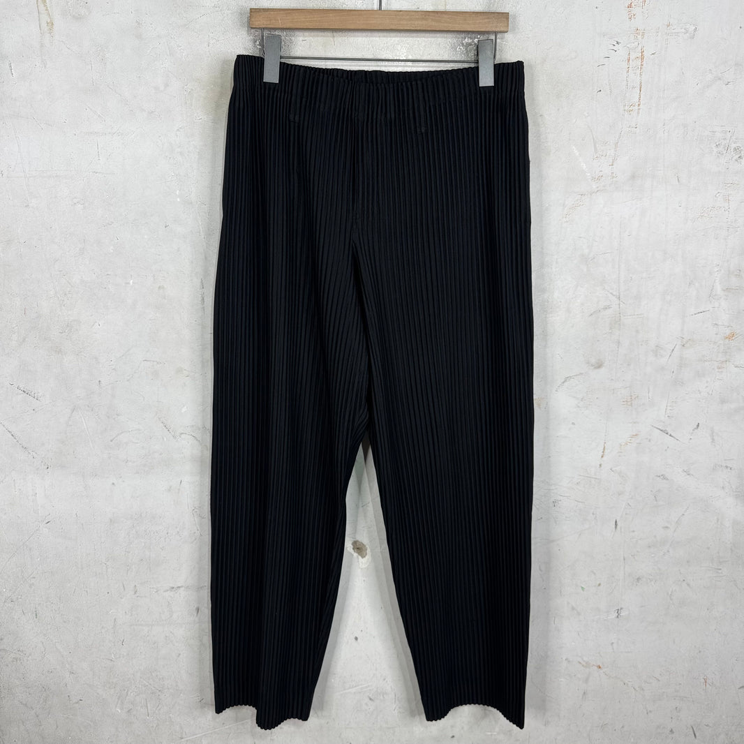 Issey Miyake Black Pleated Trousers