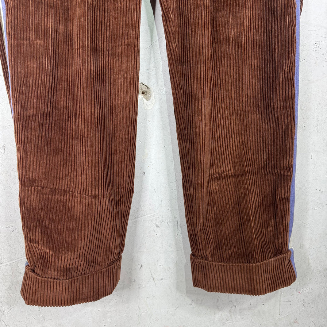 Gucci Brown Corduroy Striped Trousers