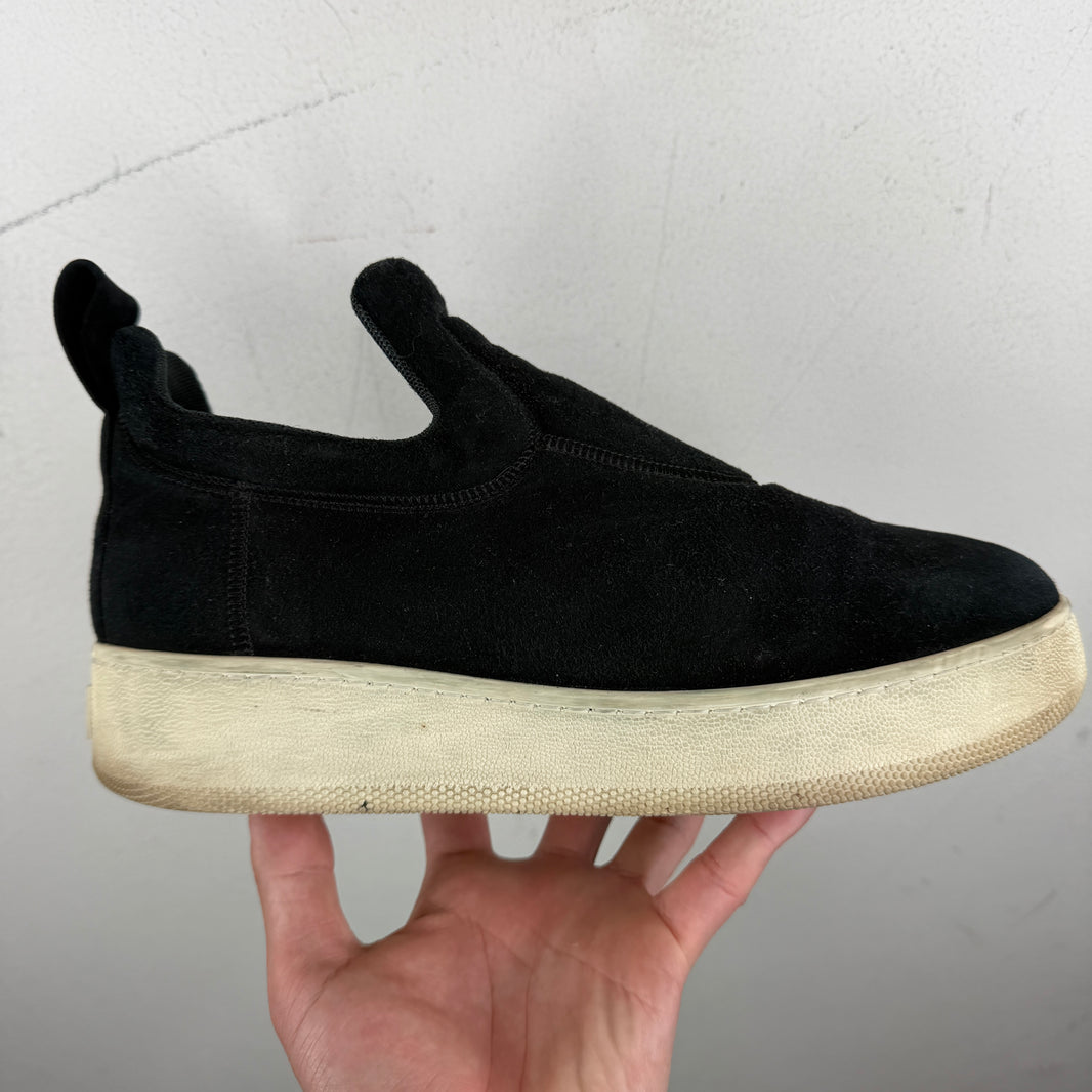 Celine Black Slip On Sneakers