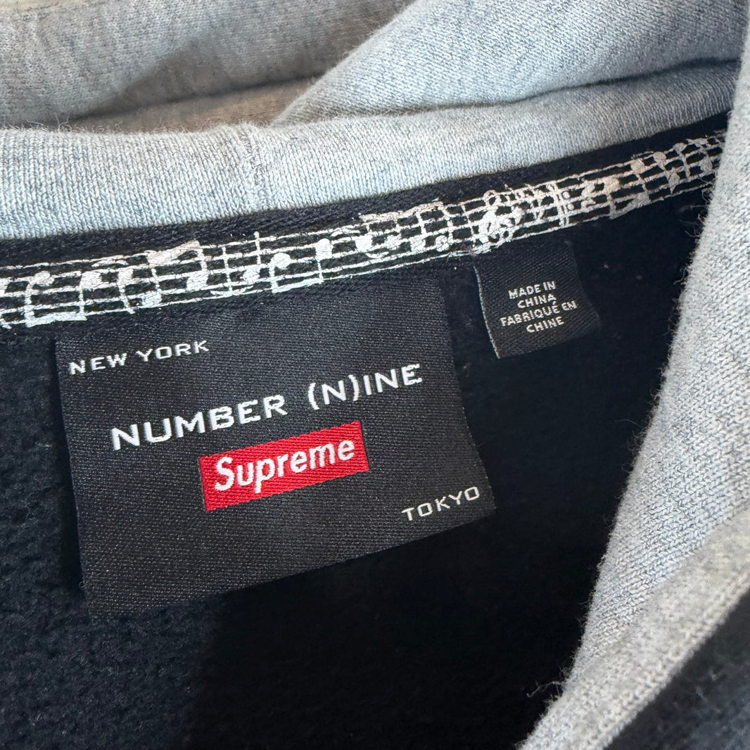 Supreme Number Nine Patchwork Zip-Up Hoodie