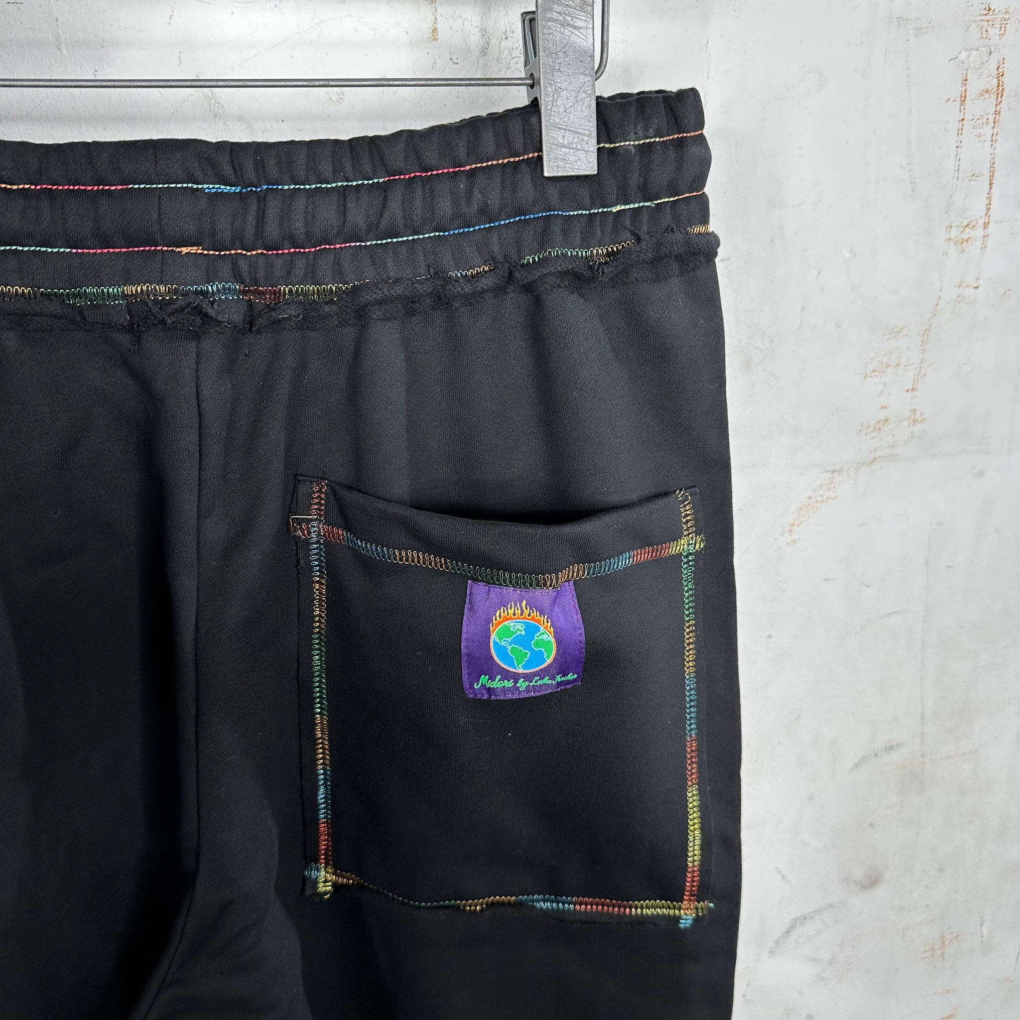 Midori Contrast Stitch Sweatpants