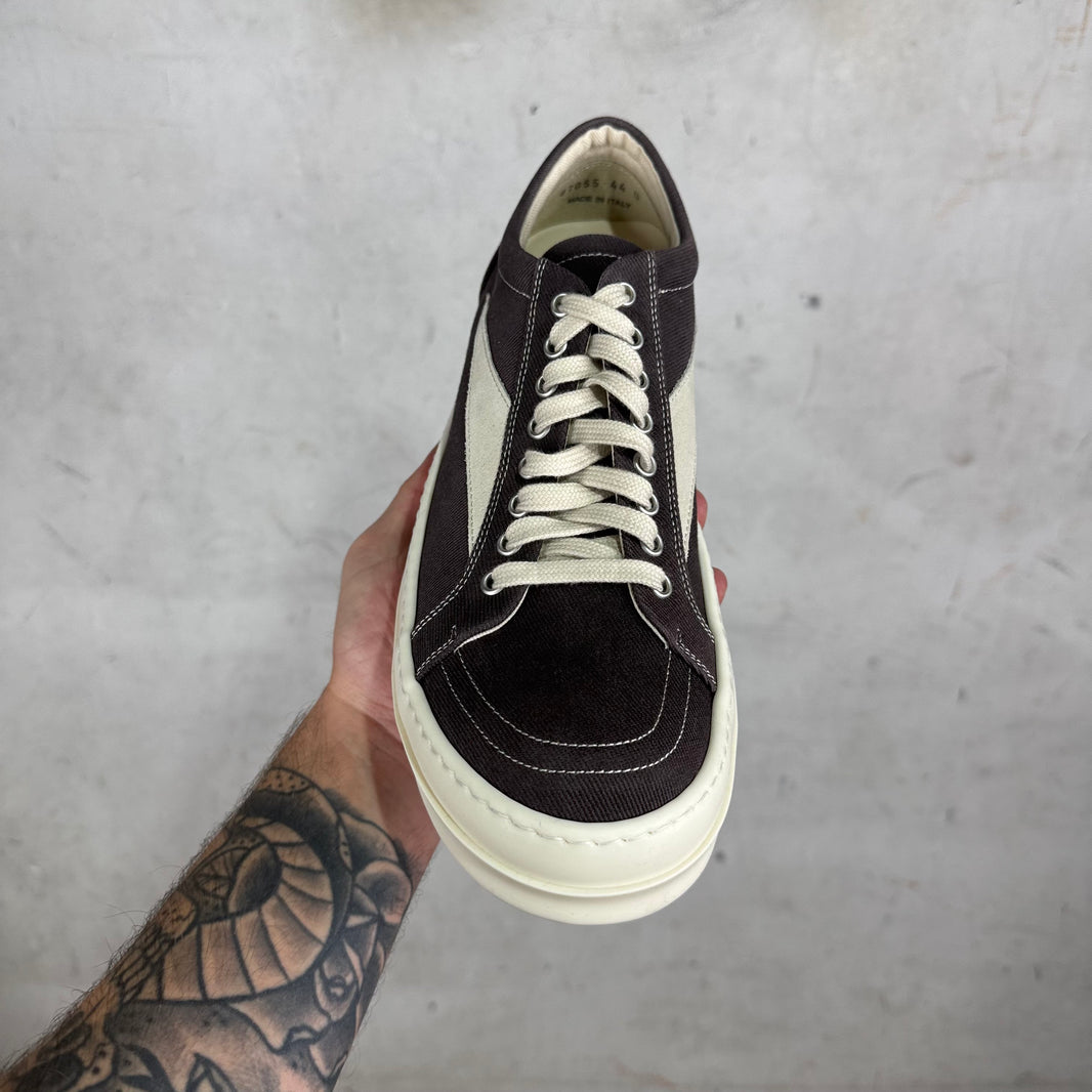 DRKSHDW Brown Canvas Vans
