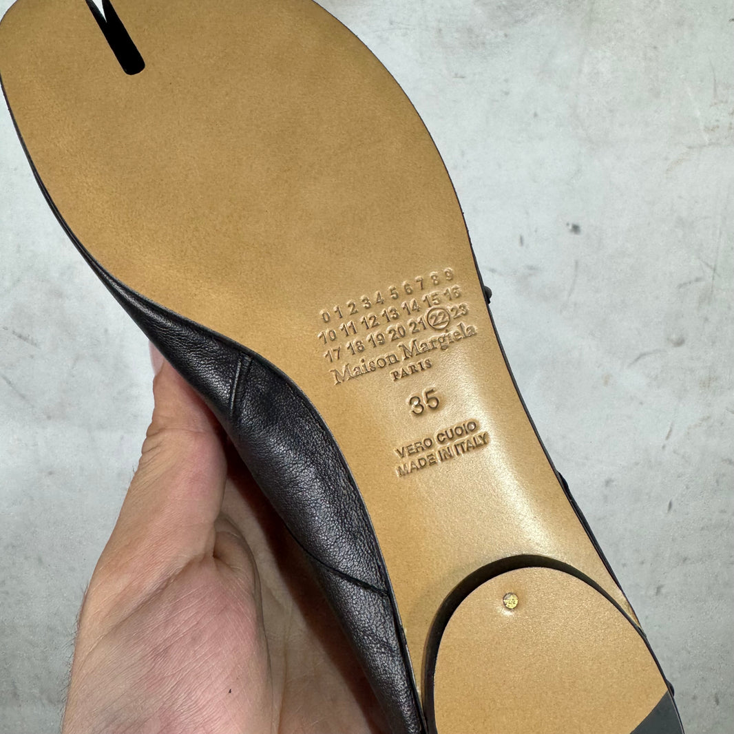 Margiela Black Tabi Flats DS