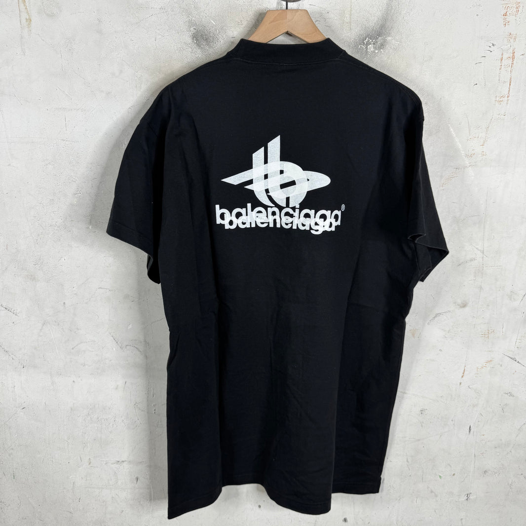 Balenciaga 3B Reflective Logo T-Shirt