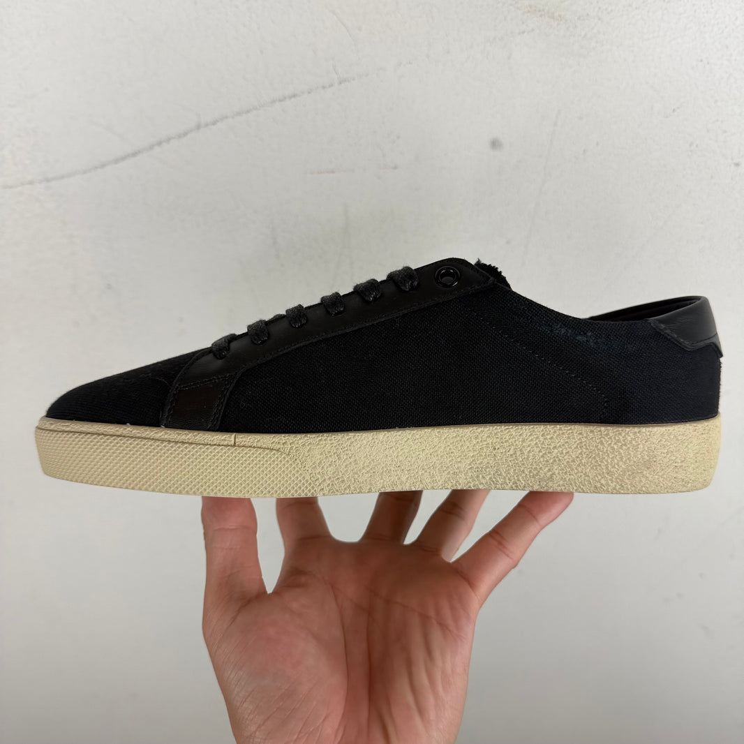 Saint Laurent Black Court Classic Sneakers