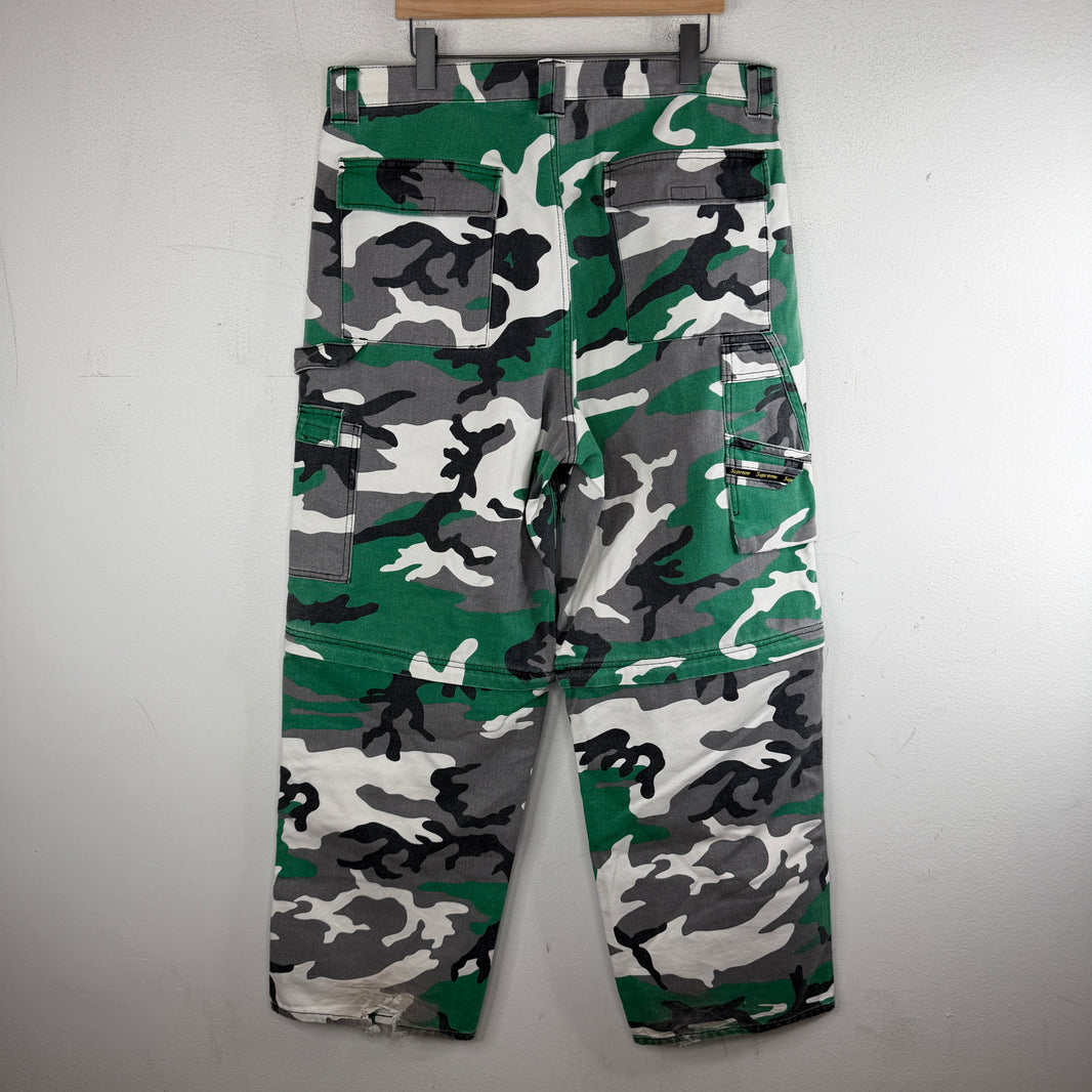 Supreme Green Camo Convertible Cargo Pants
