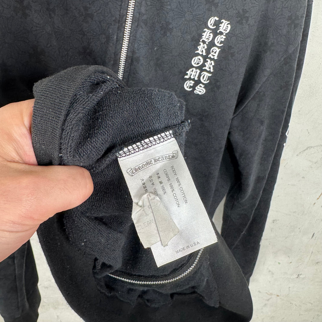 Chrome Hearts Monogram Plus Zip Hoodie