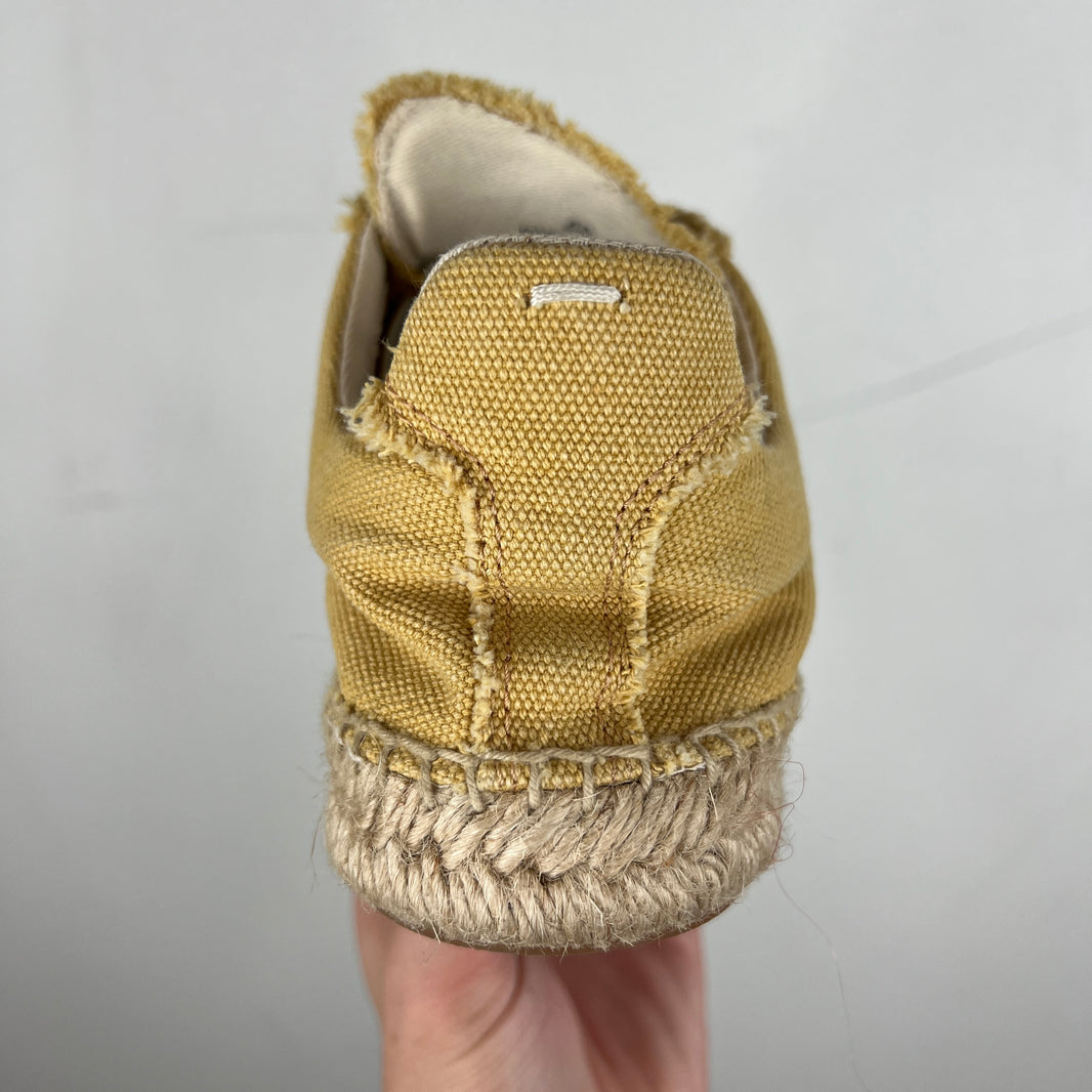 Margiela Yellow Canvas Espadrilles Replica Sneakers