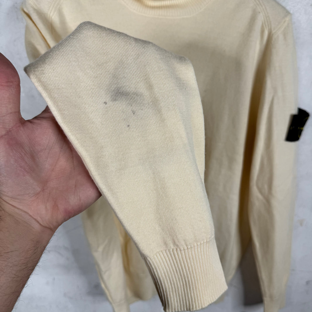 Stone Island Cream Turtleneck Sweater