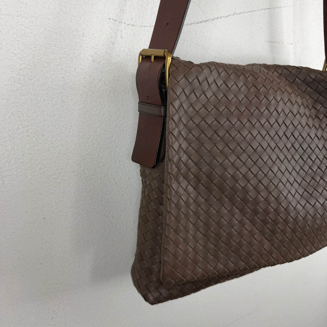 Bottega Veneta Intrecciato Messenger Bag