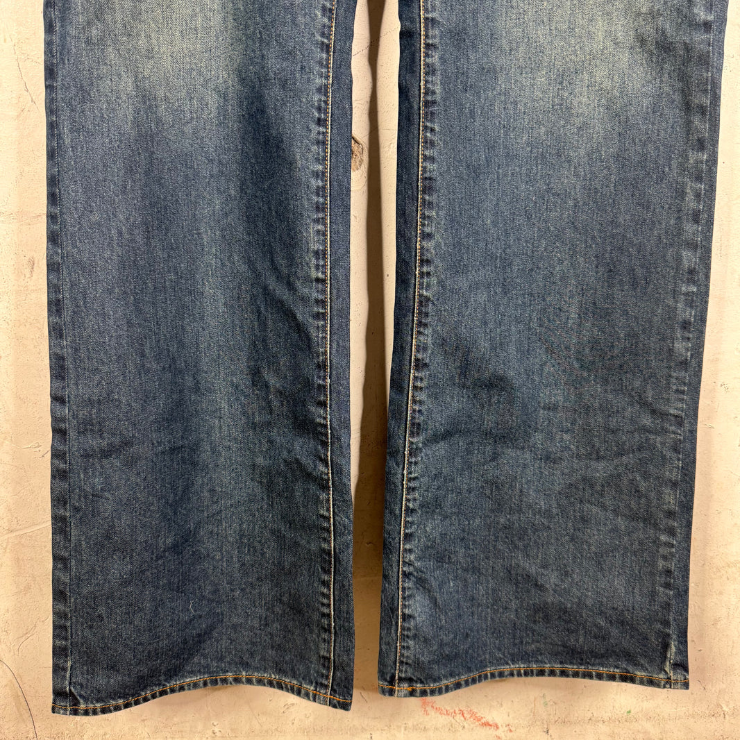 Gucci Washed Blue Horsebit Jeans