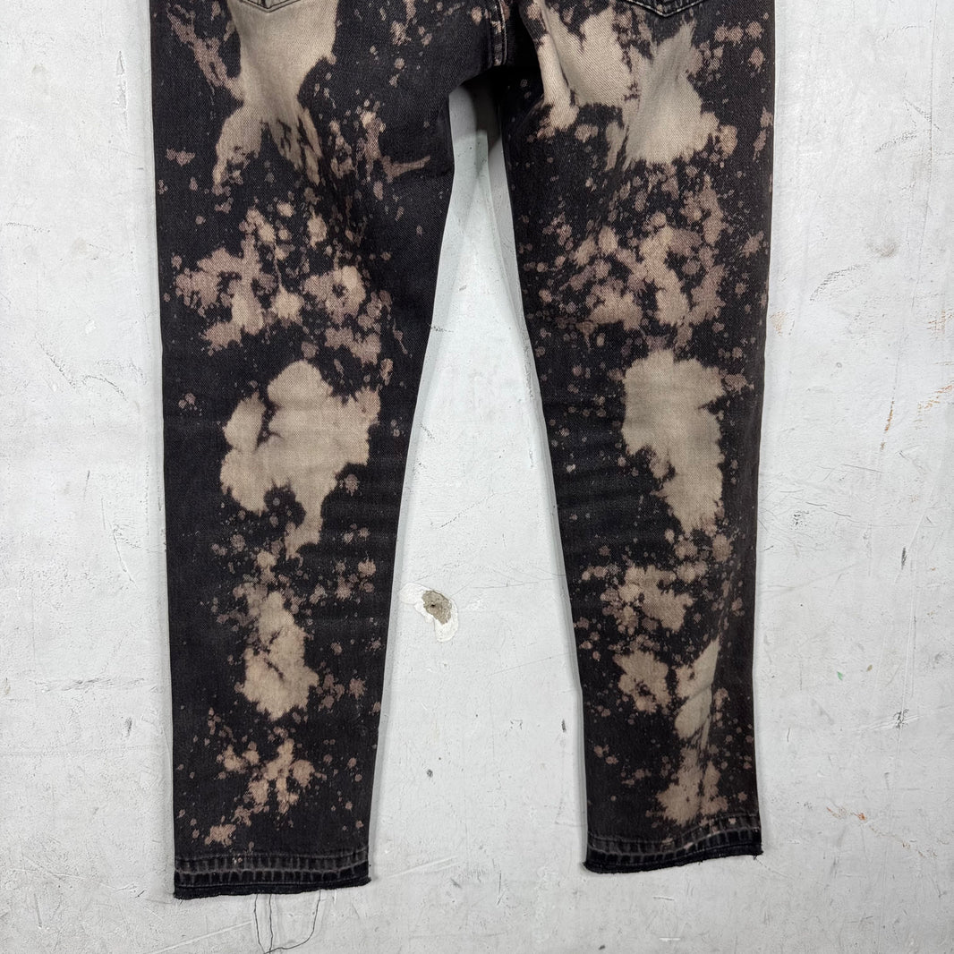 Gucci Bleached Splatter Jeans