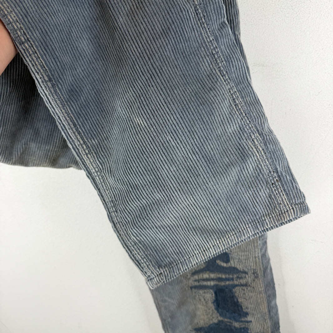 RRL Distressed Repaired Corduroy Pants