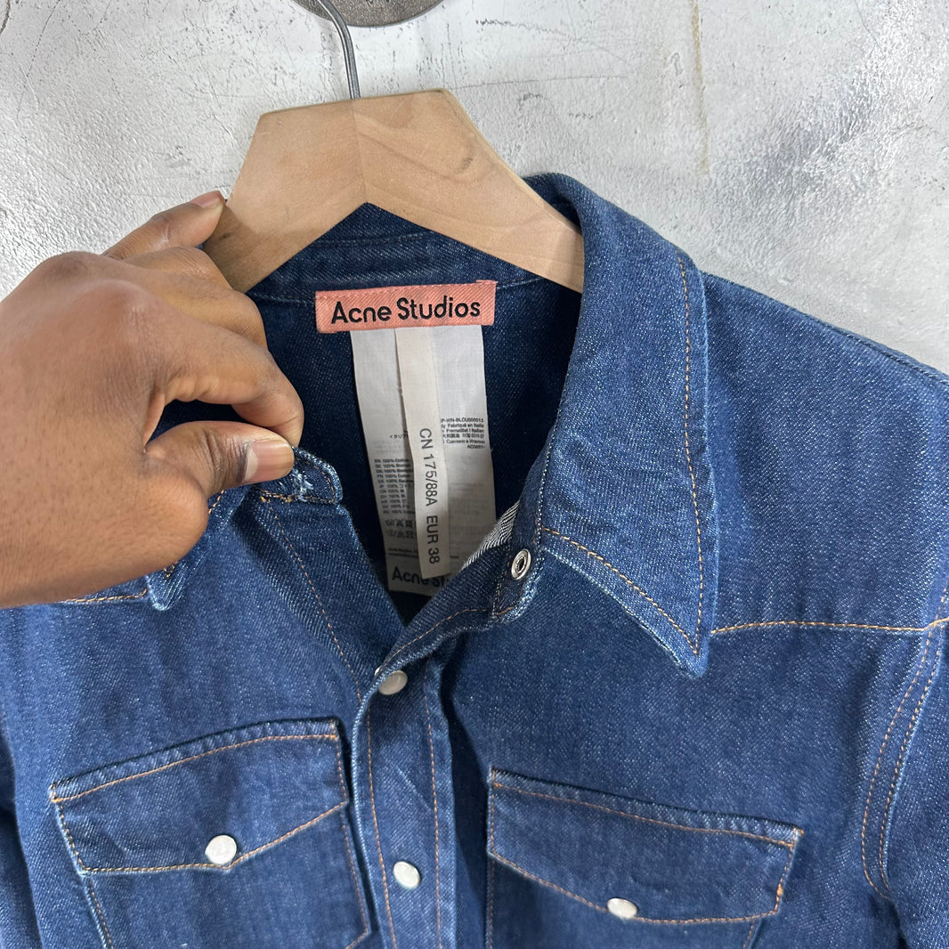 Acne Studios Snap Denim Shirt
