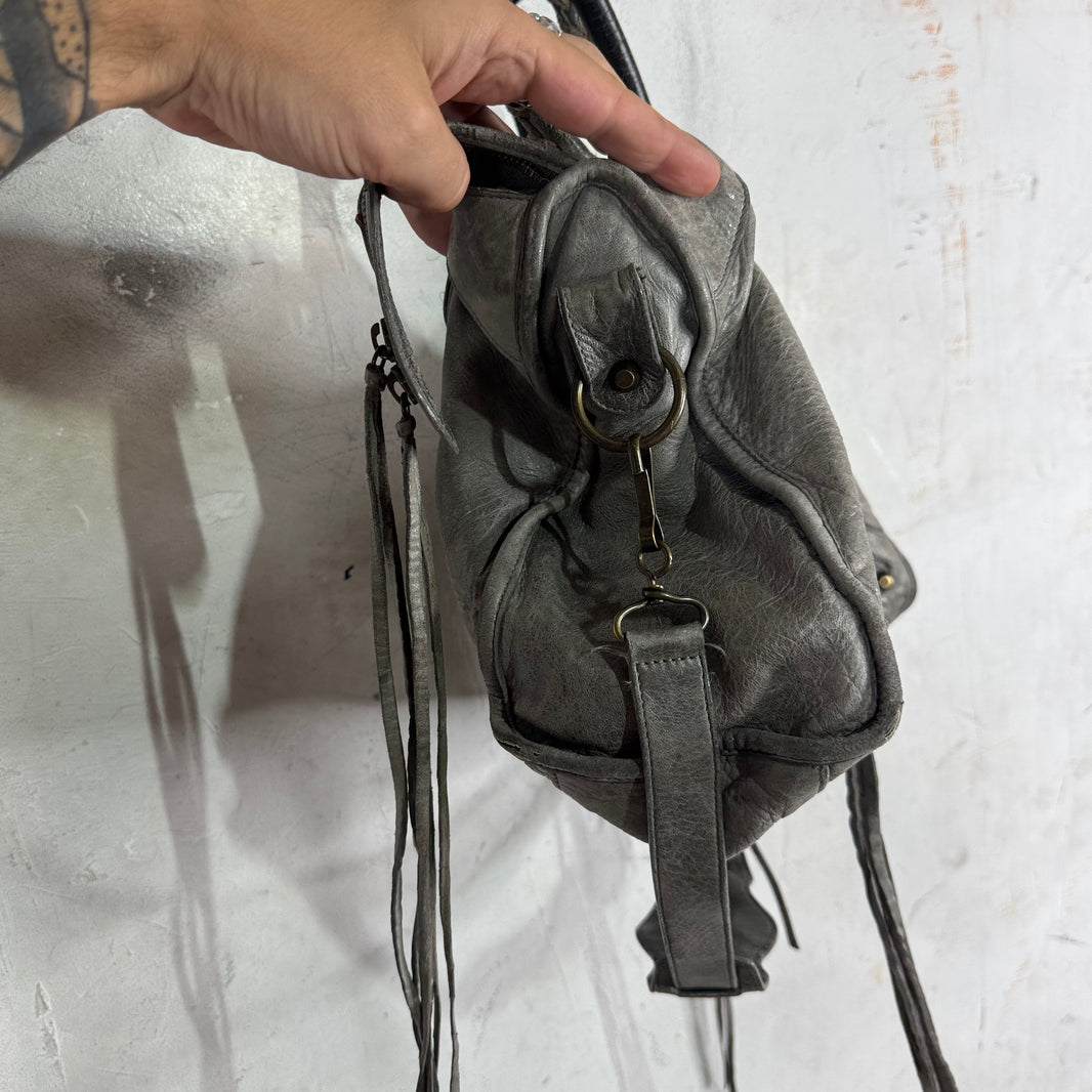 Balenciaga Grey City Bag