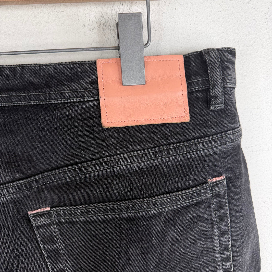 Acne Studios Black Patchwork Jeans