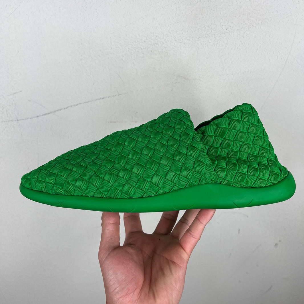 Bottega Veneta Green Plat Grass Slip On Sneakers