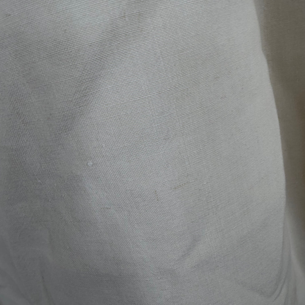 Bode Linen Collar Embroidered S/S Shirt