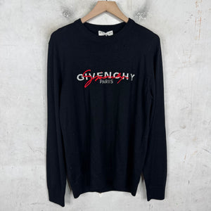Givenchy Script Text Logo Sweater