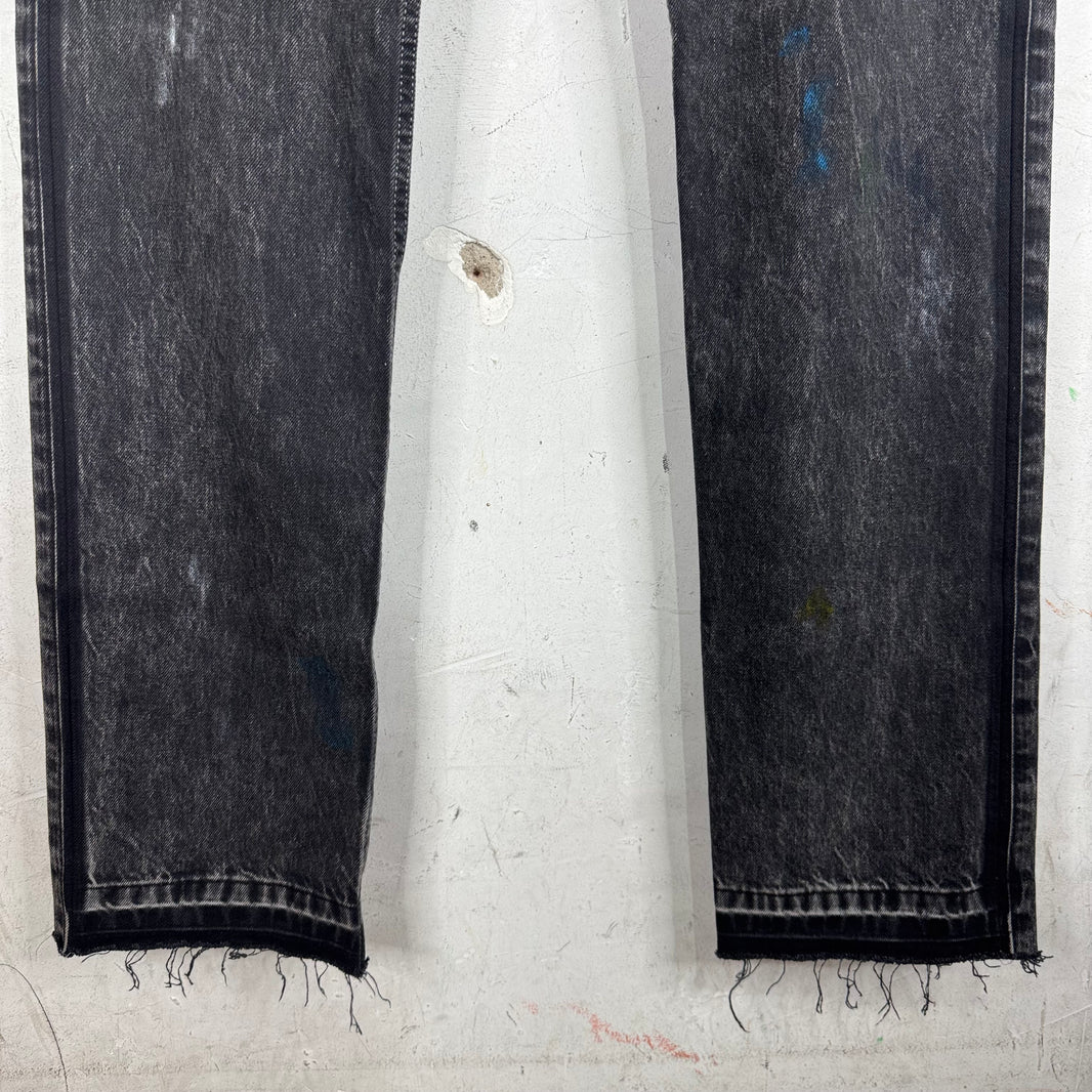 Margiela Charcoal Painter Jeans