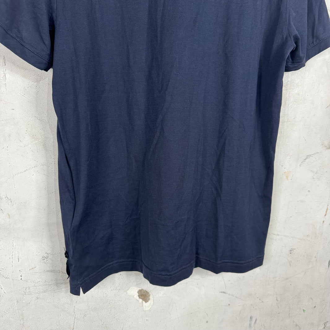 Fendi Navy Rhinestoned Monster T-Shirt