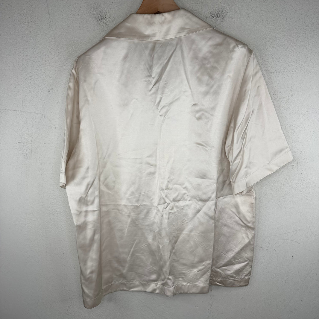 Amiri White Silk S/S Shirt