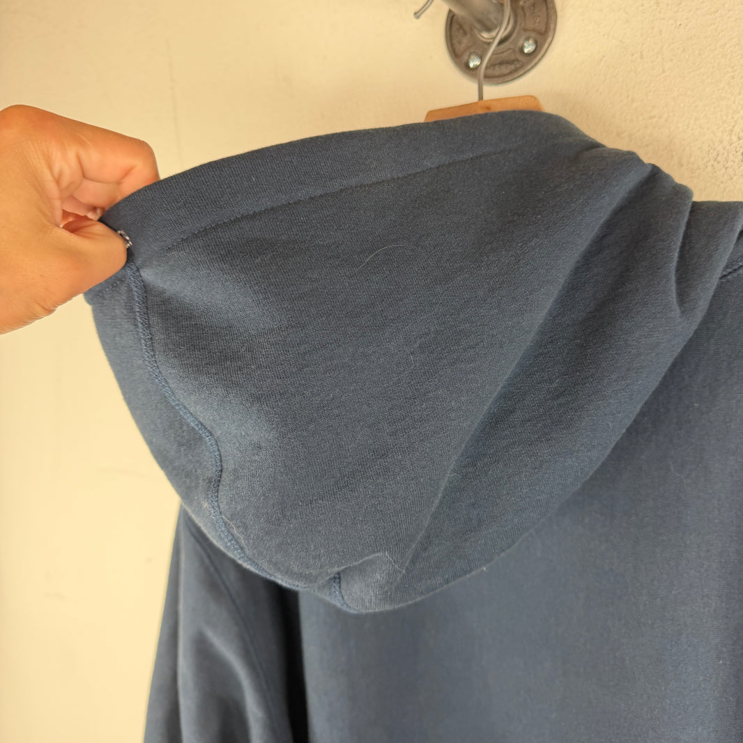 Supreme Navy/Red Box Logo Hoodie